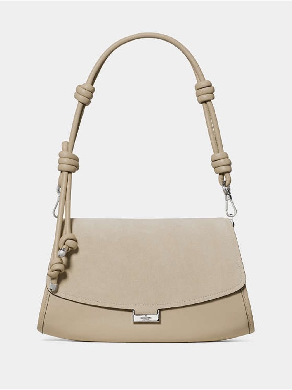 Kate Spade Ali Suede Shoulder Bag Light Sand
